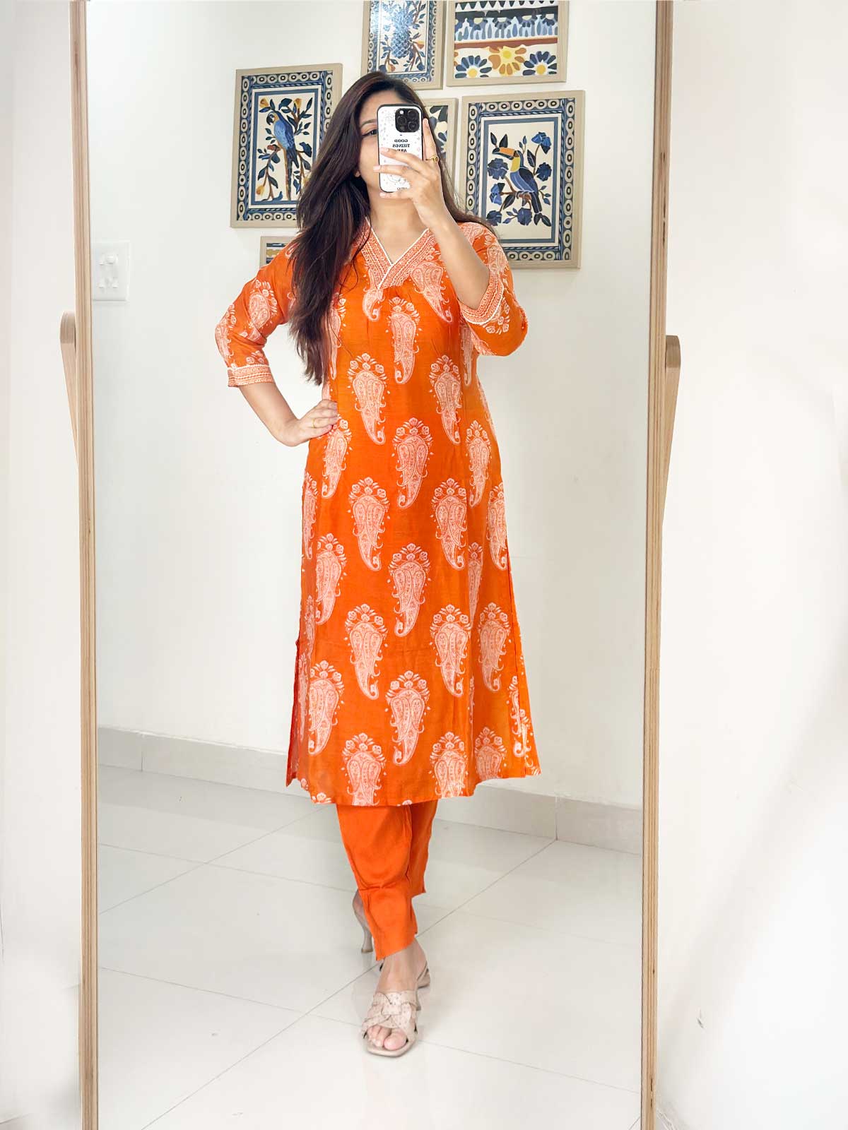 Marigold Melody Kurta Set