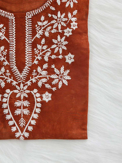 Zyrah Short Kurti (Orange)