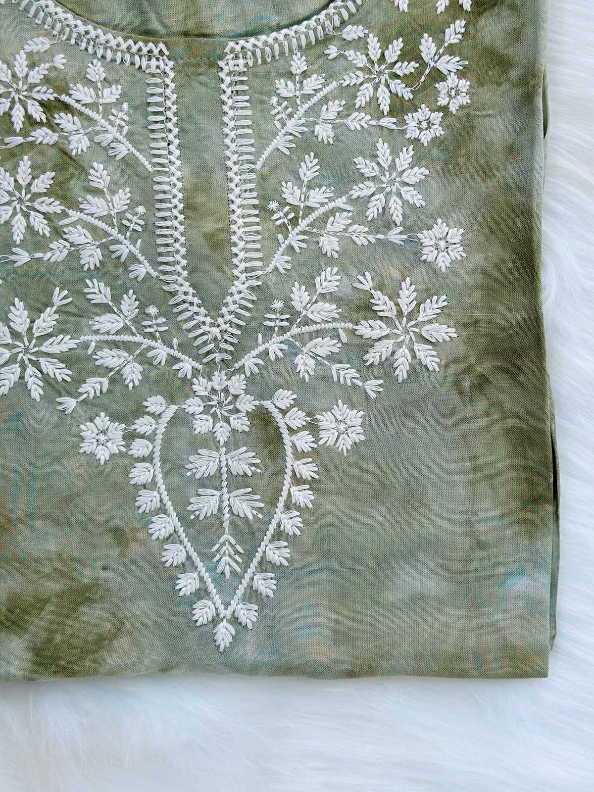 Zyrah Short Kurti (Green)