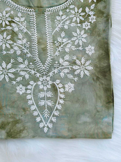 Zyrah Short Kurti (Green)
