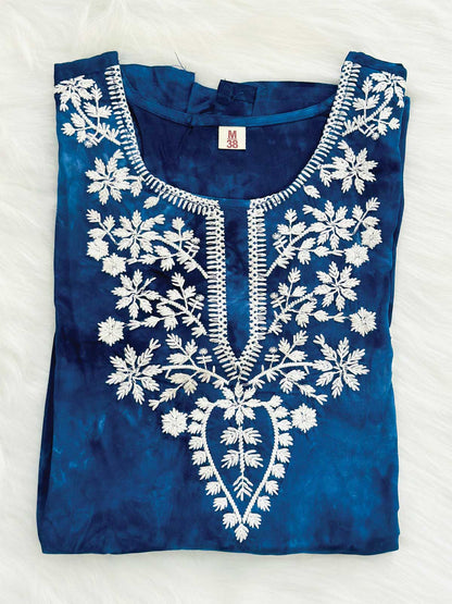 Zyrah Short Kurti (Blue)